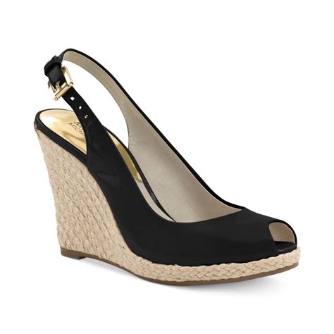 schwarze wedges michael kors|Michael Kors wedges on sale.